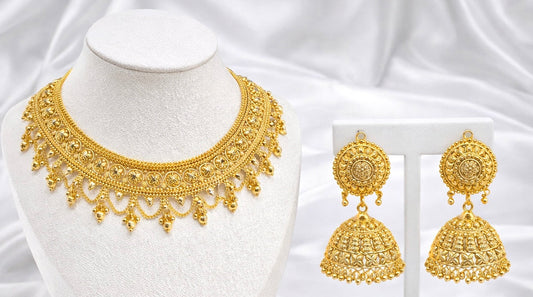Saniya Premium Gold Plated Necklace Set