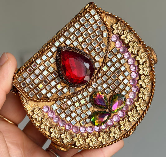 Naina Turkish Style Mini Kundan Clutch