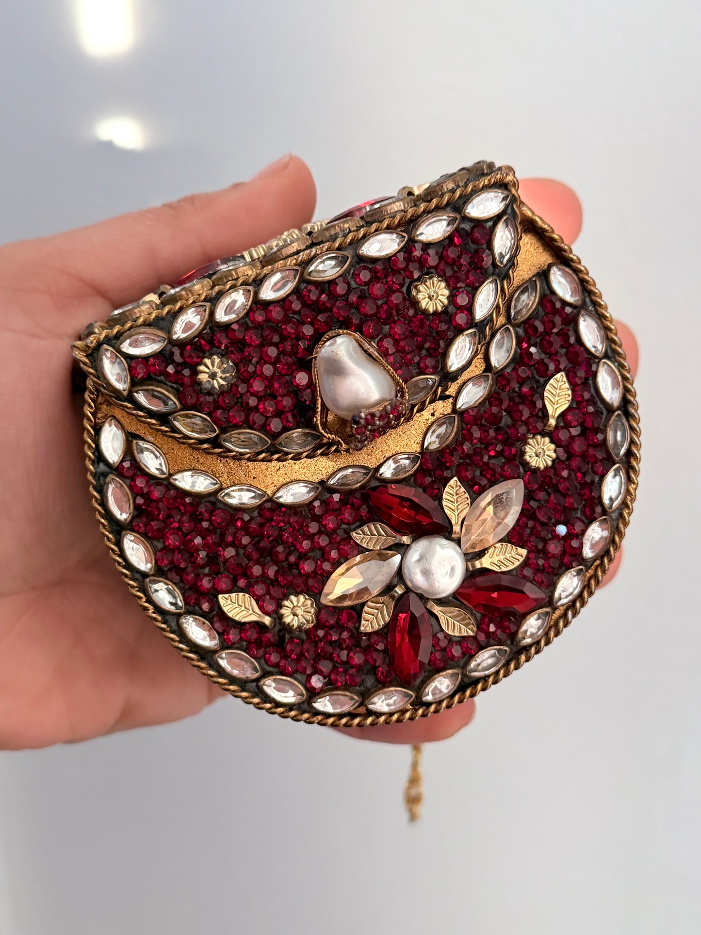 Mini Turkish Clutch With Detachable Chain