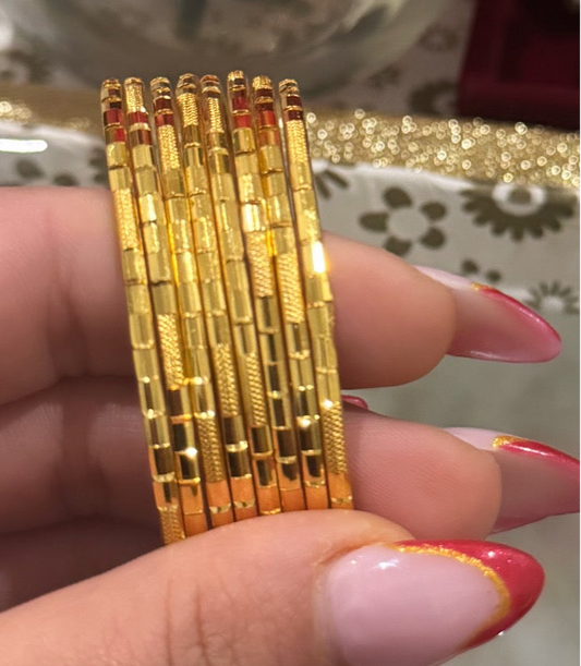 Seerat Gold Plated Bangles