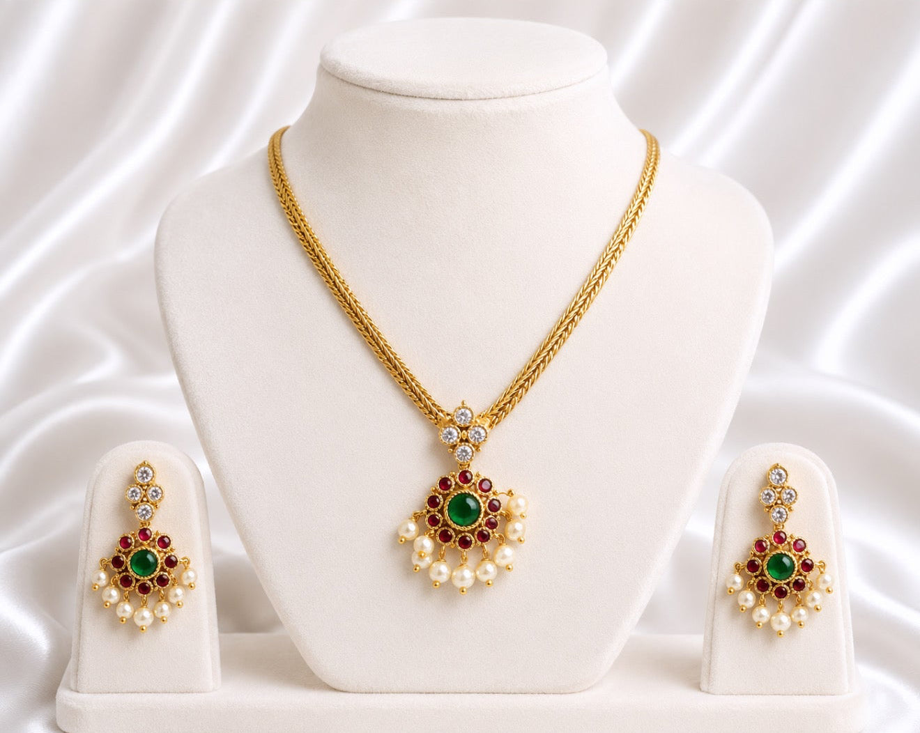 Pooja Lightweight Necklace Set