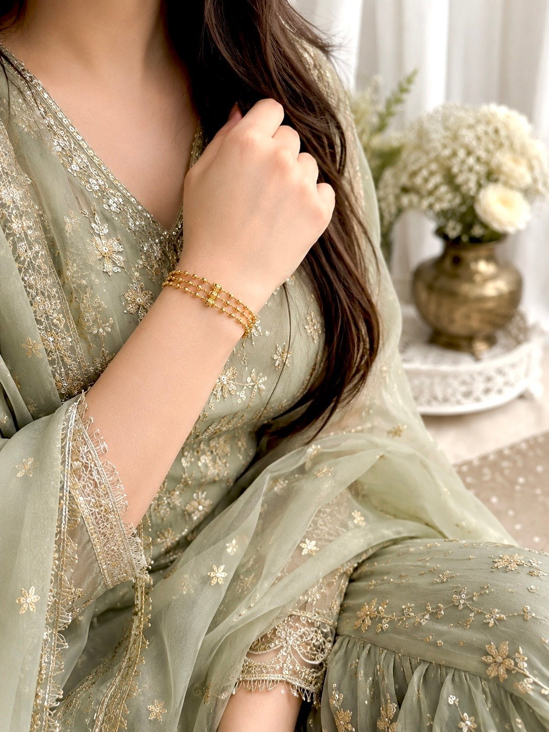Anisa Premium Gold Plated Bracelet