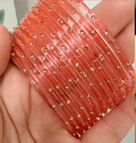 Mahima Glass Bangle Set-2.10&2.12