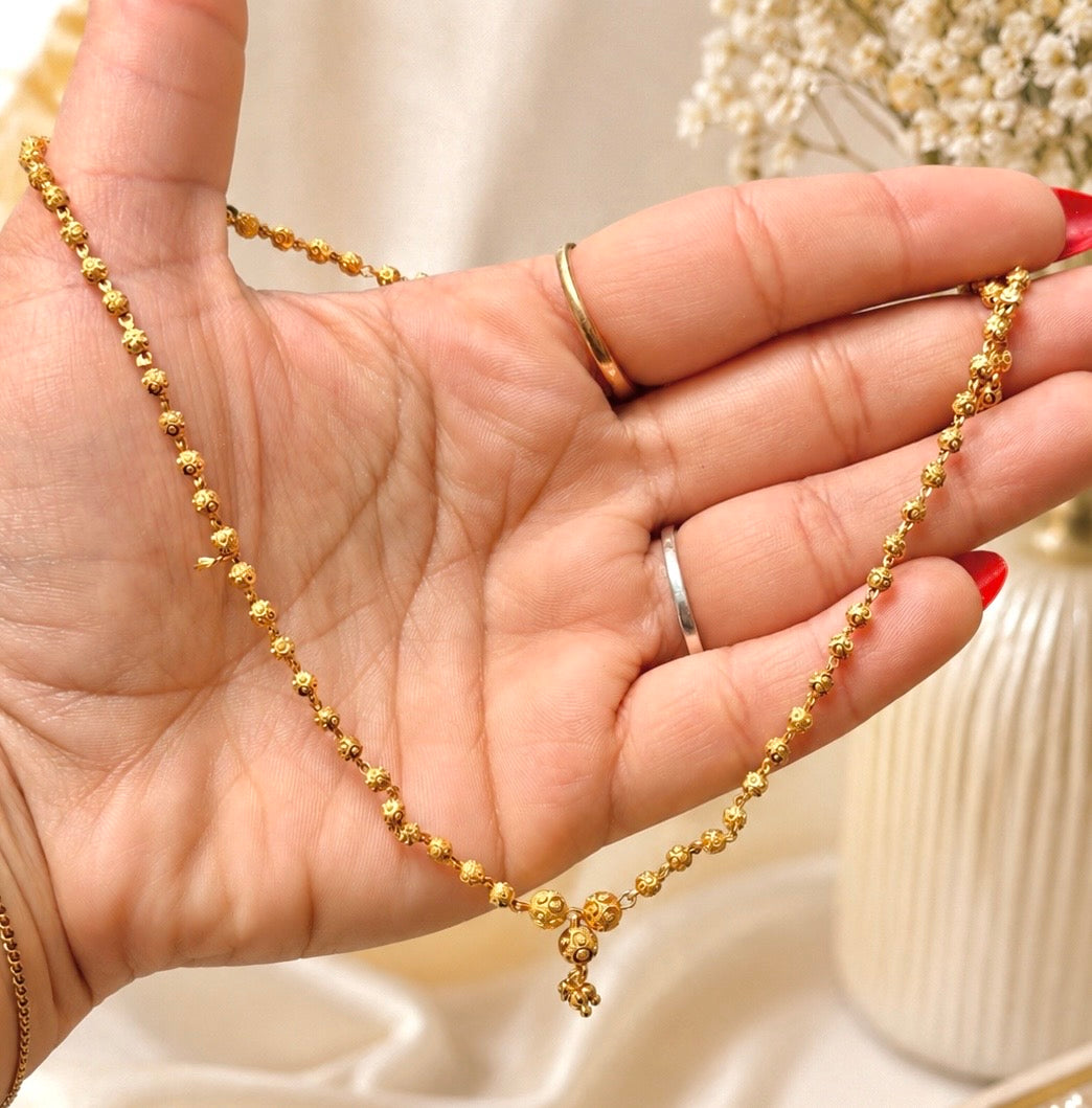 Shareen Gold Plated Chain Pendant
