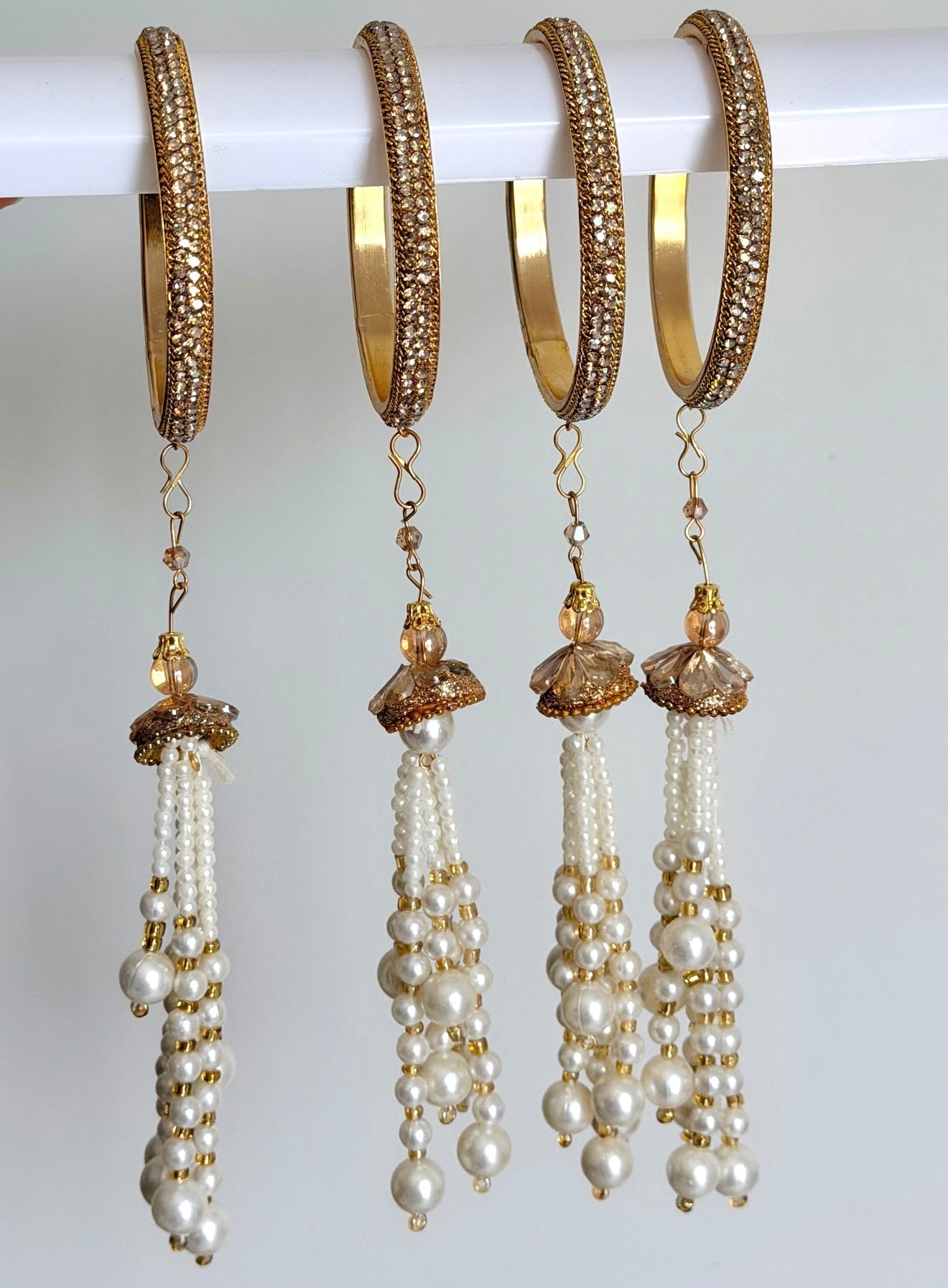 Sumaira Hanging Style Bangle Set (Set of four)