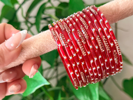 Yasmeen Pearl Bangle Set