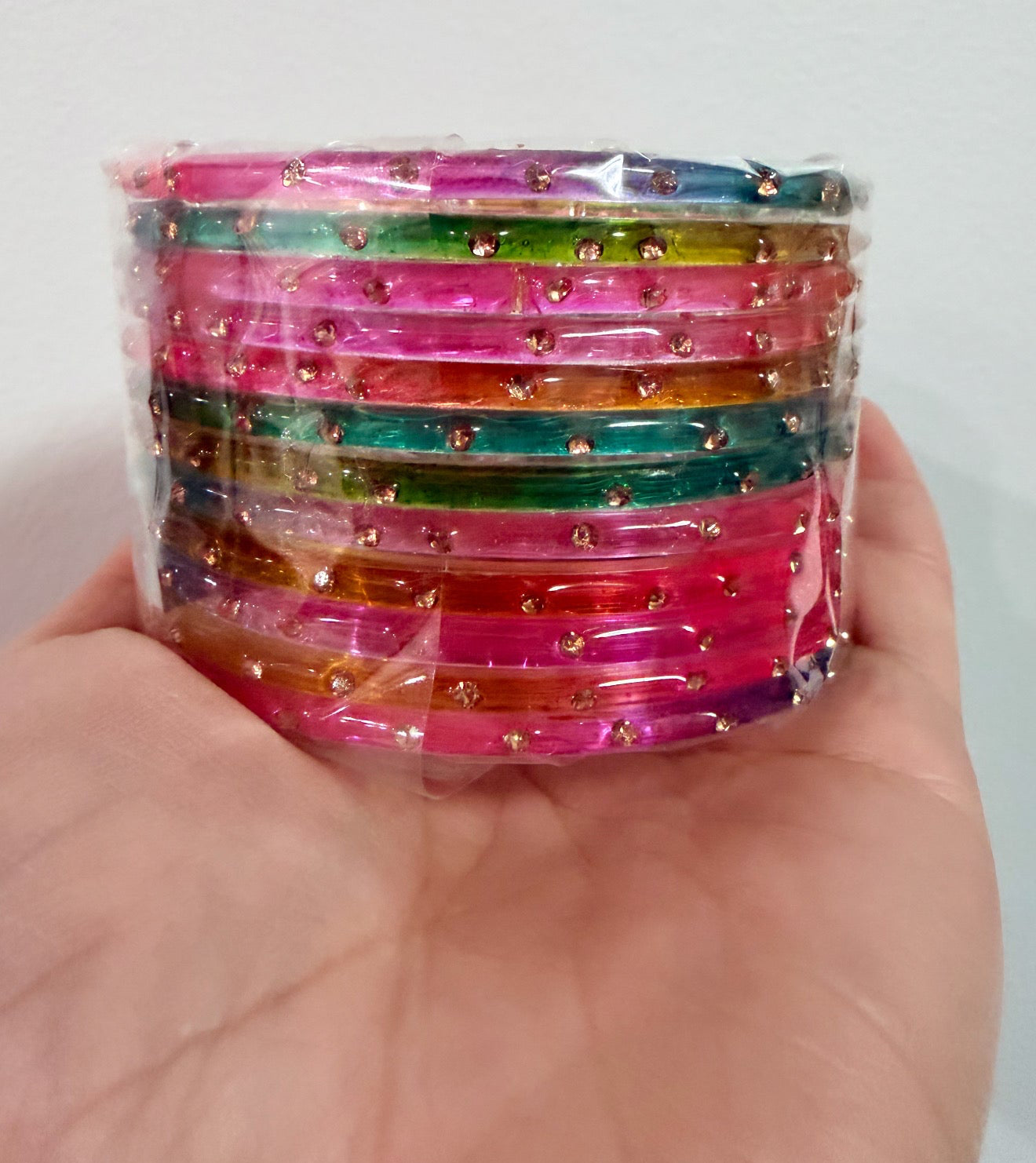 Sophia Glass Bangle Set