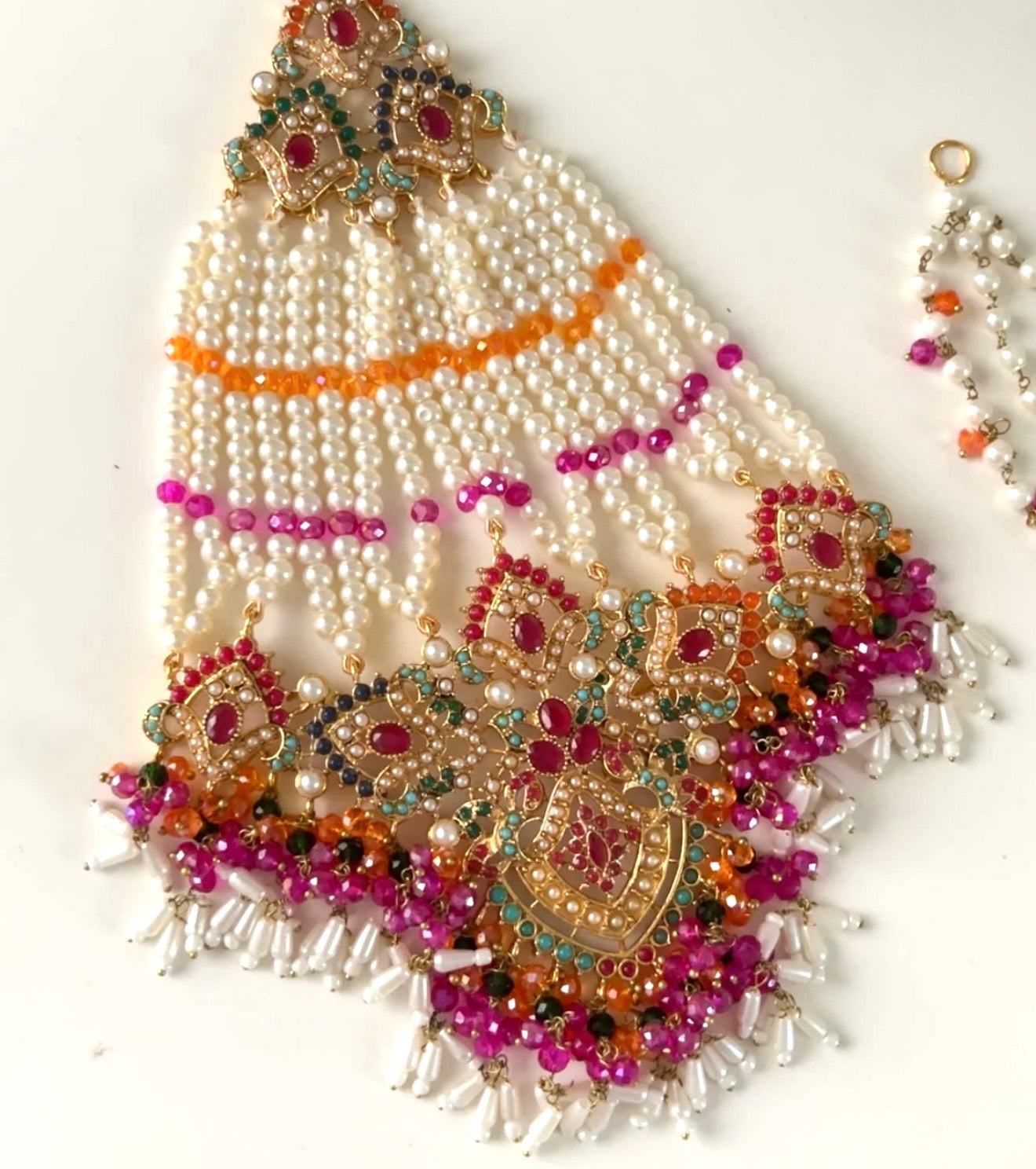 Pakistani Semi Bridal Necklace Set