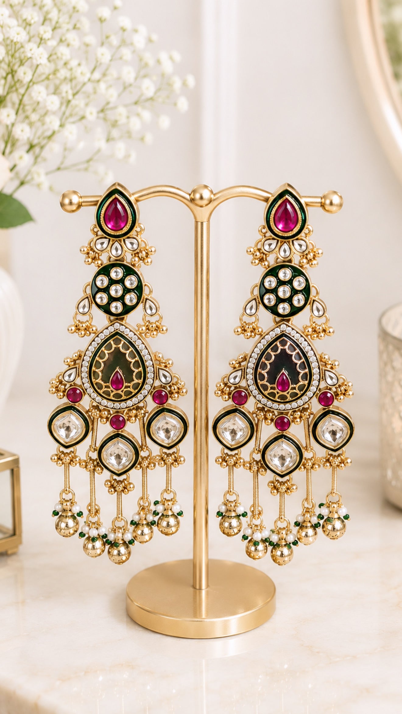Tania Heritage Style Premium Earrings
