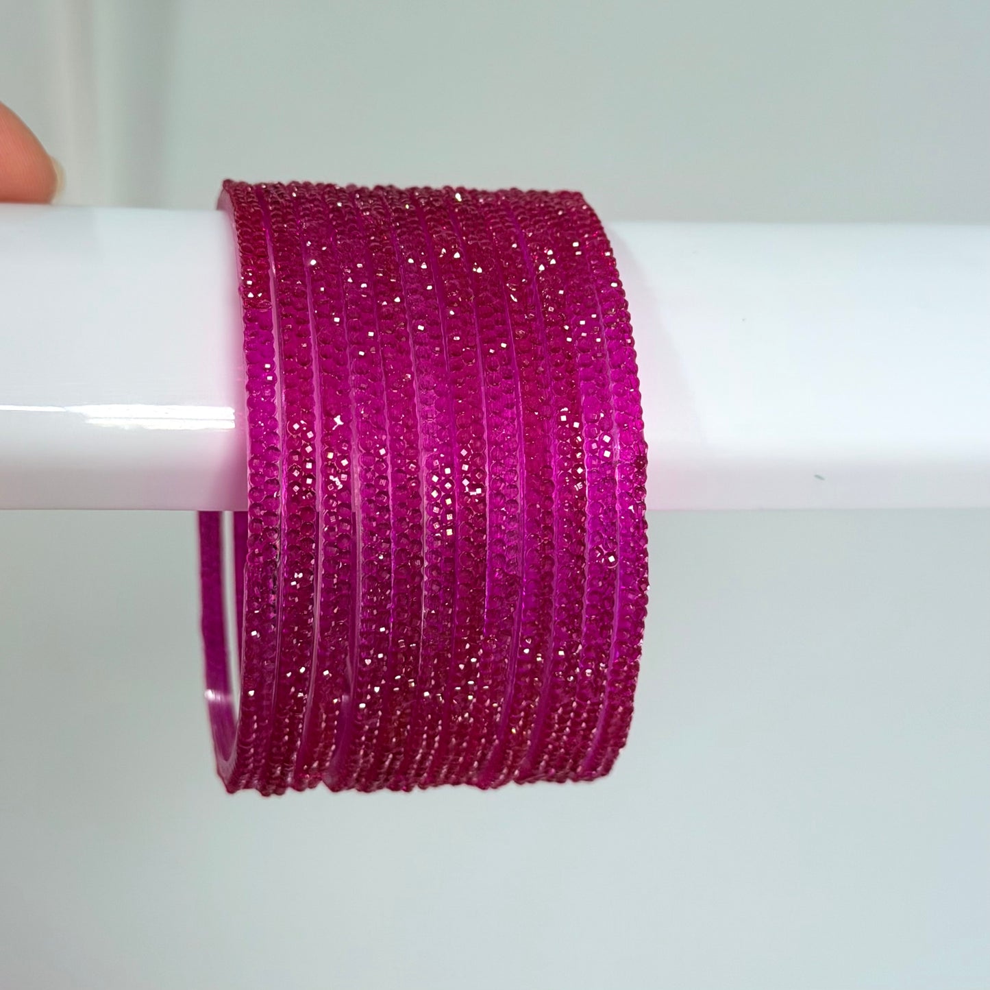 Sophia Glass Bangle Set