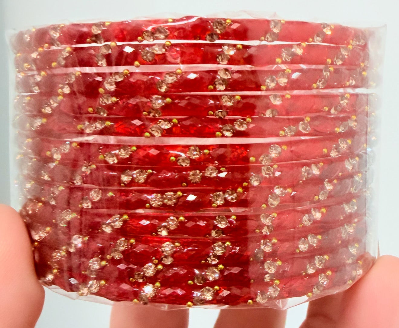 Raina Glass Bangle Set