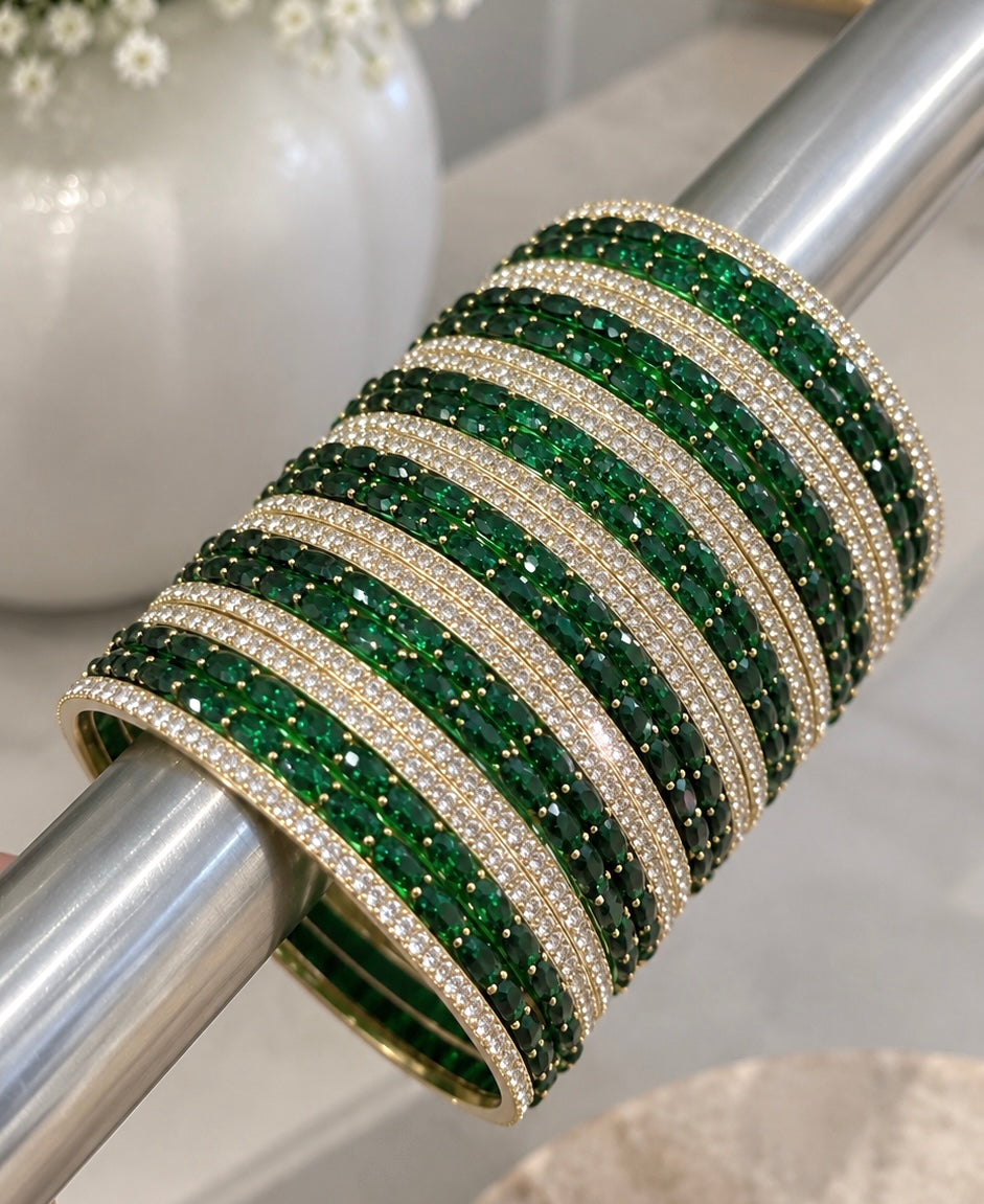 Sania Raindrop Bangle Set