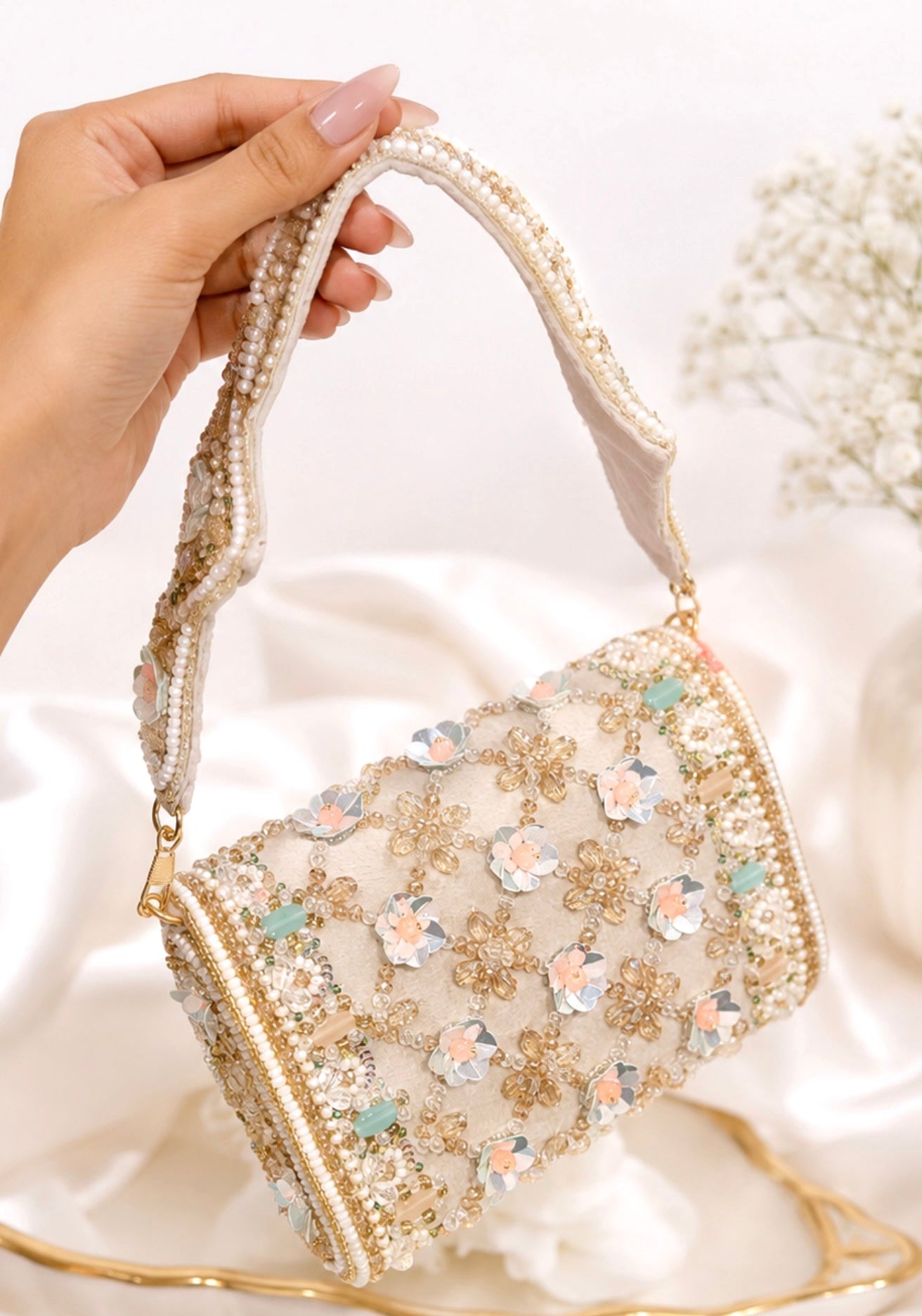 Maira Flap Open Clutch