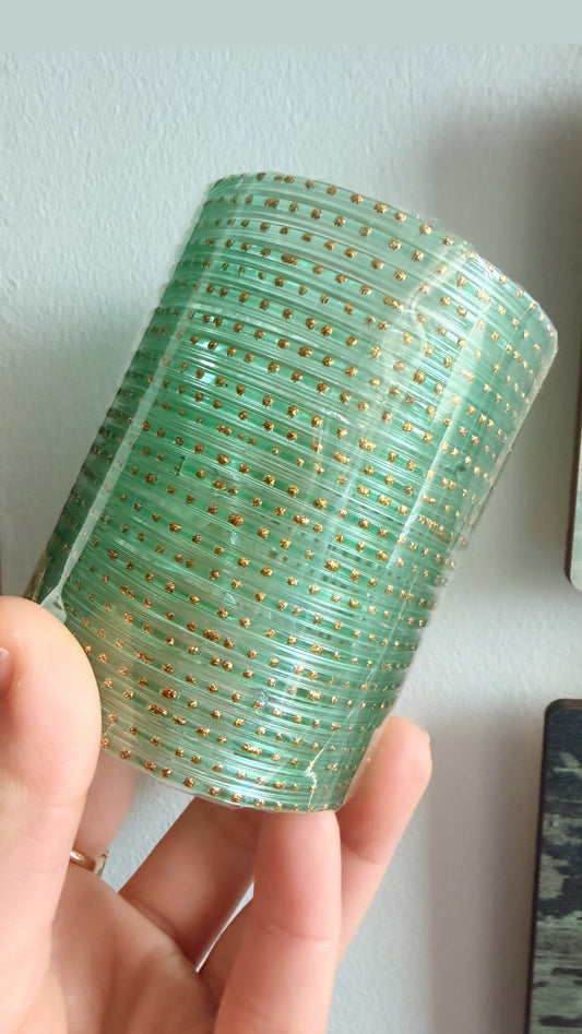 Sana Dotted Glass Bangle Set