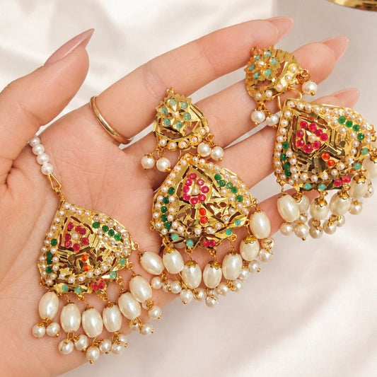 Afsana Premium Jadau Necklace Set