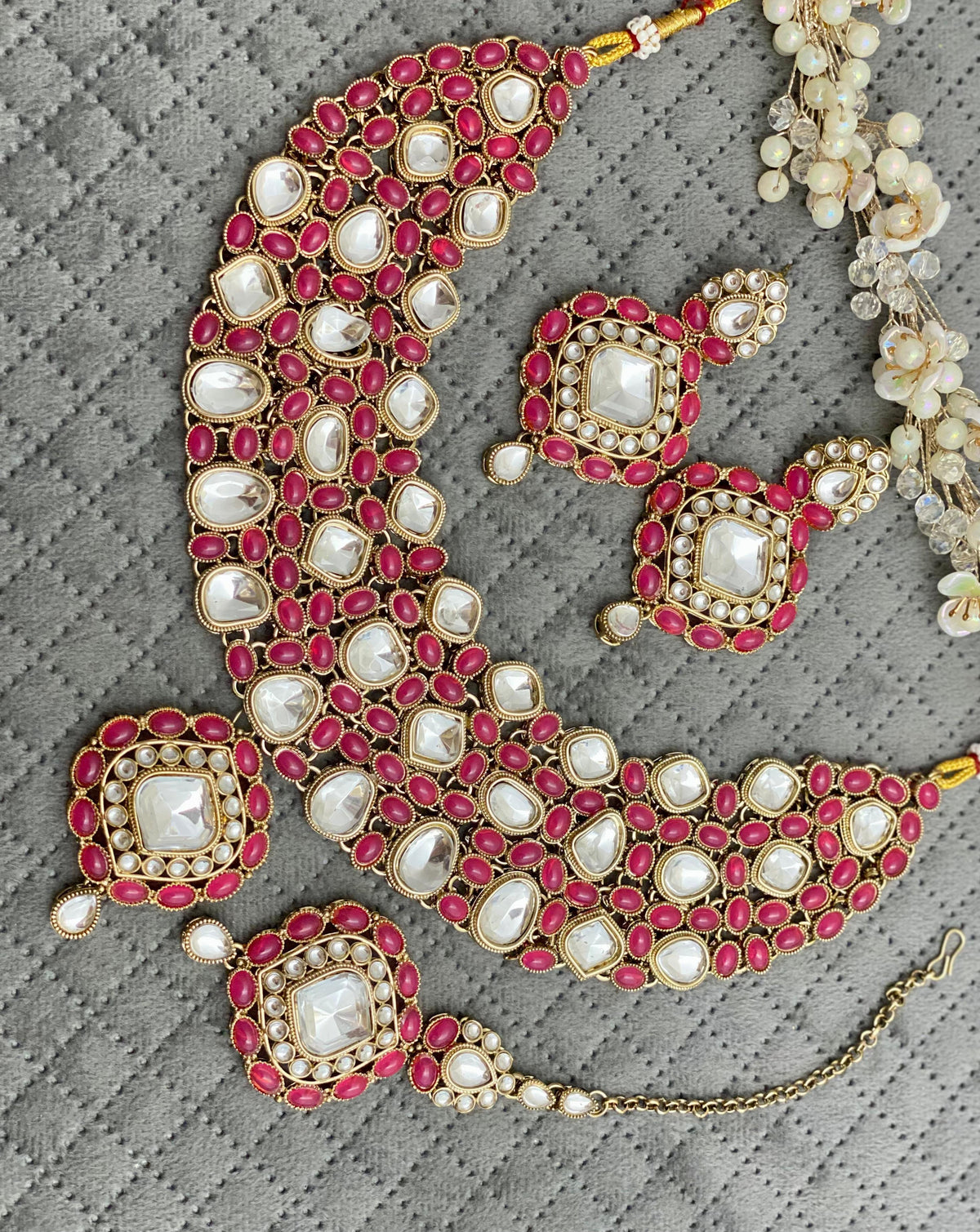 Siya Kundan Choker Necklace Set