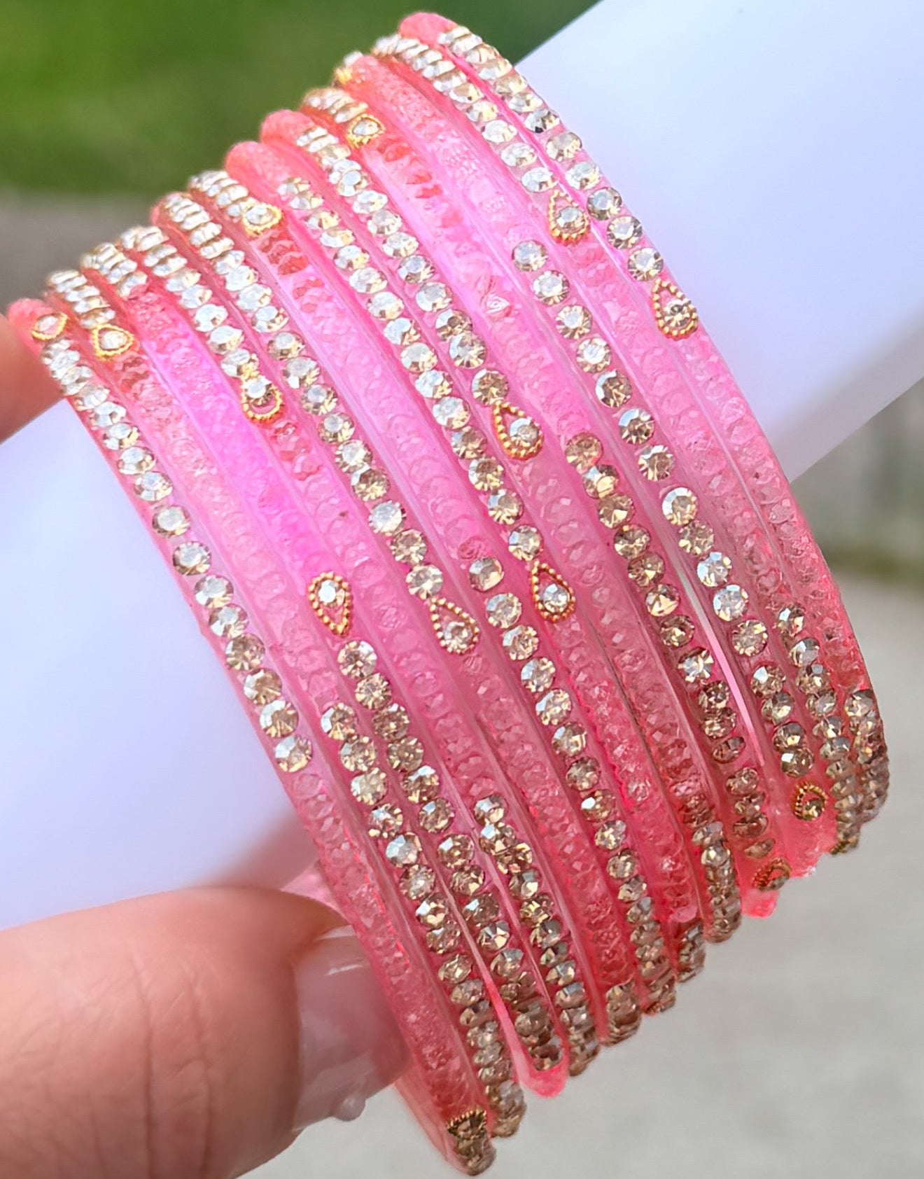 Naina Glass Bangle Set