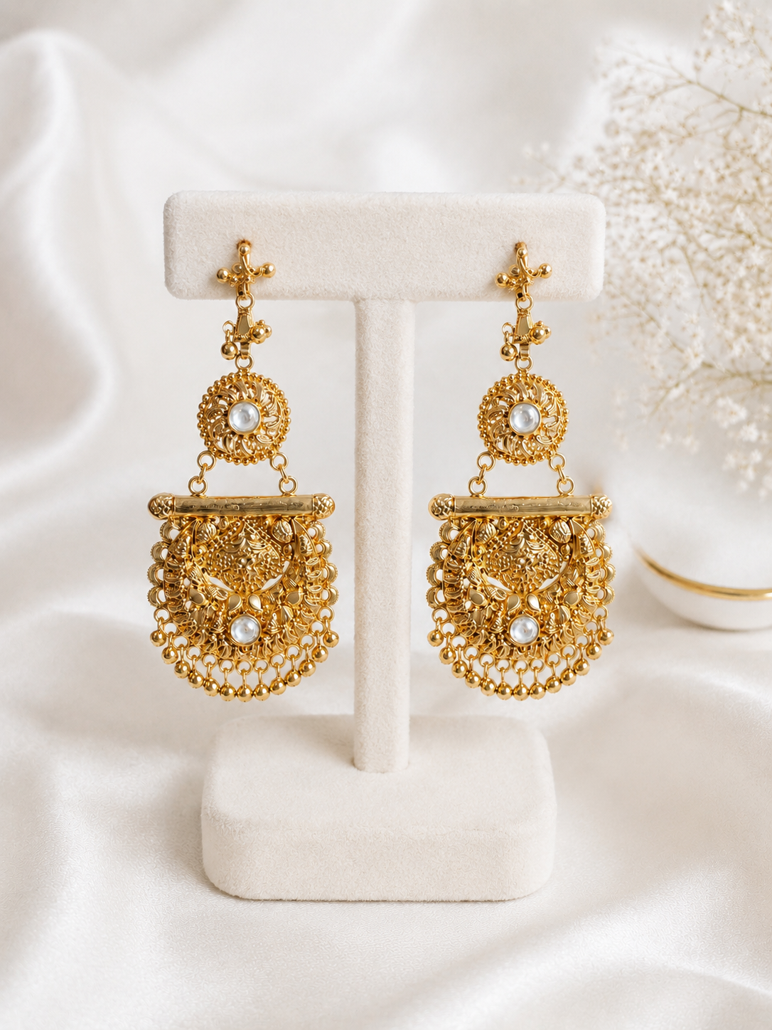 Naina Gold Plated Necklace Set