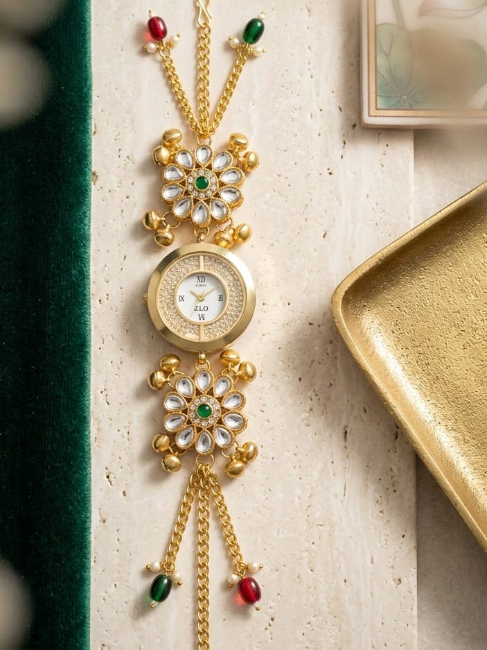 Sheena Kashmiri Style Watch-Adjustable