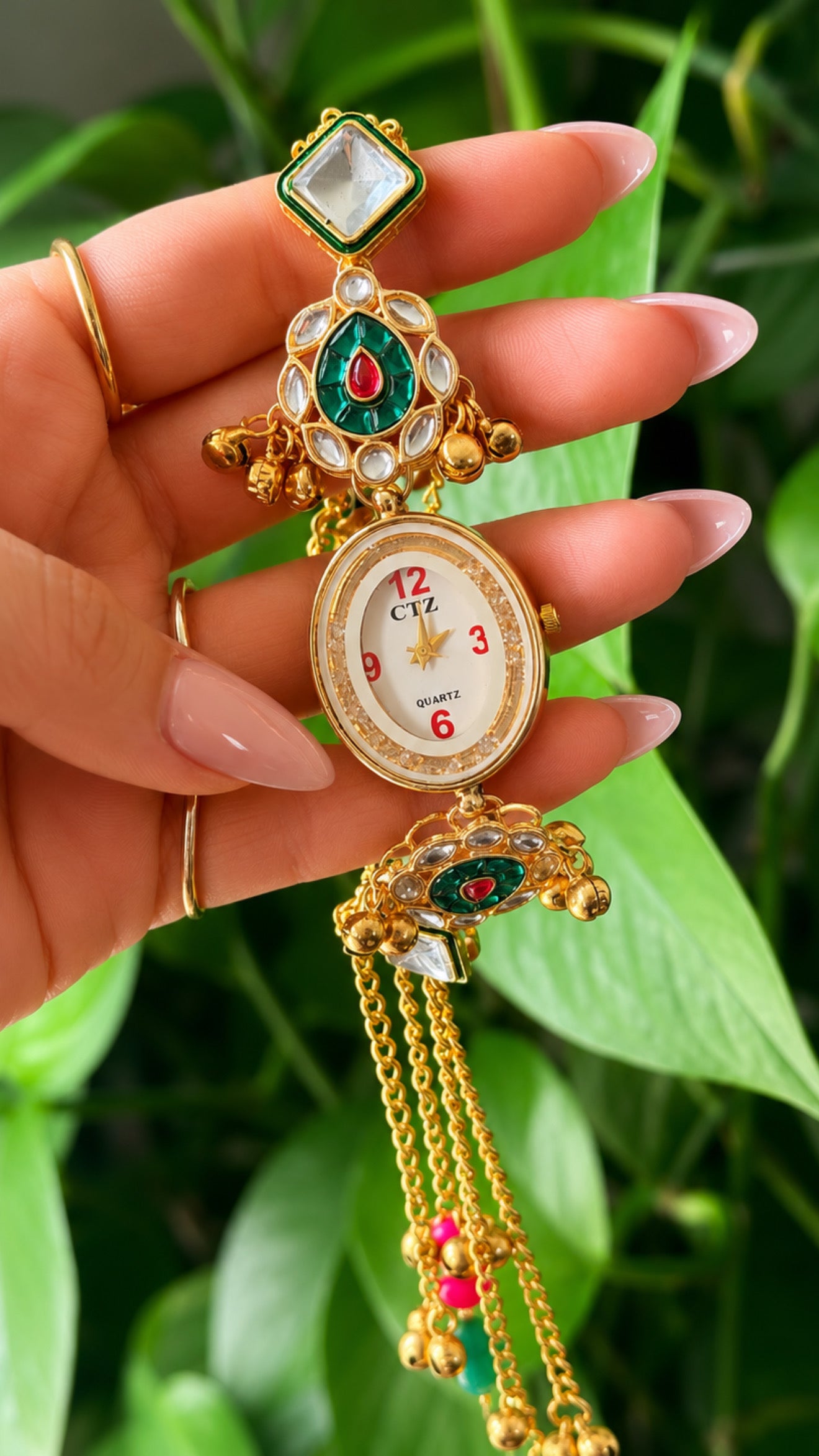 Sheena Kashmiri Style Watch-Adjustable