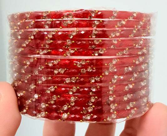 Raina Glass Bangle Set