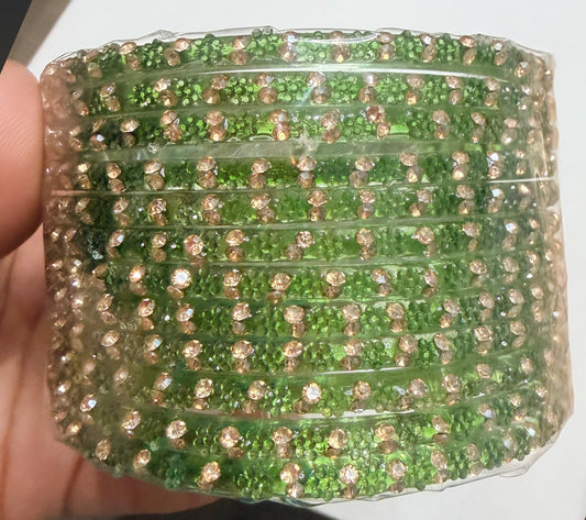Sophia Glass Bangle Set