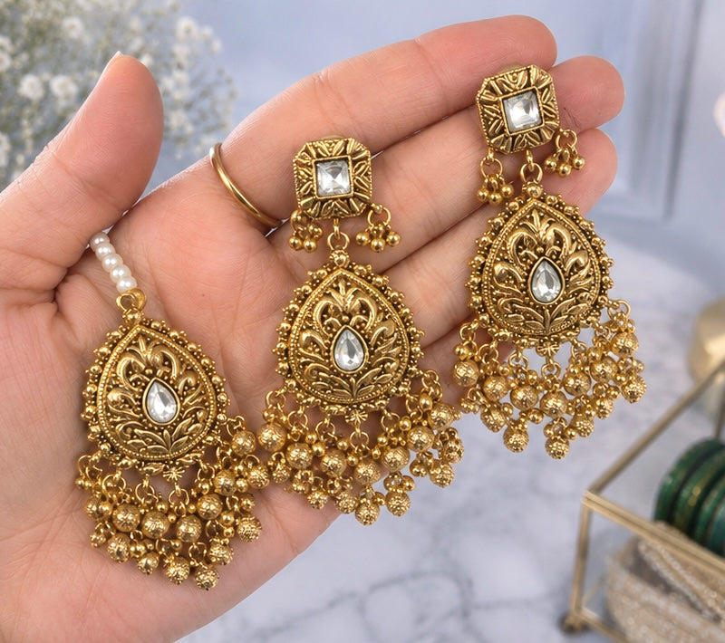Bani Gold Plated Choker Set