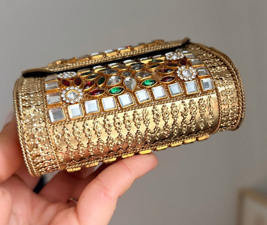 Naina Mini Kundan Clutch