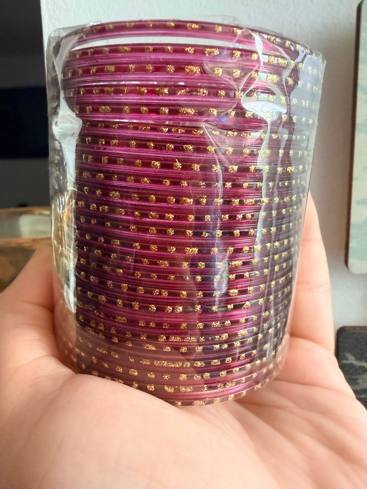 Sana Dotted Glass Bangle Set
