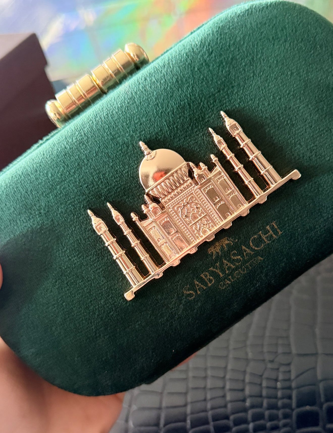 Sabya Premium Quality Taj Mahal Clutch-Back in Stock