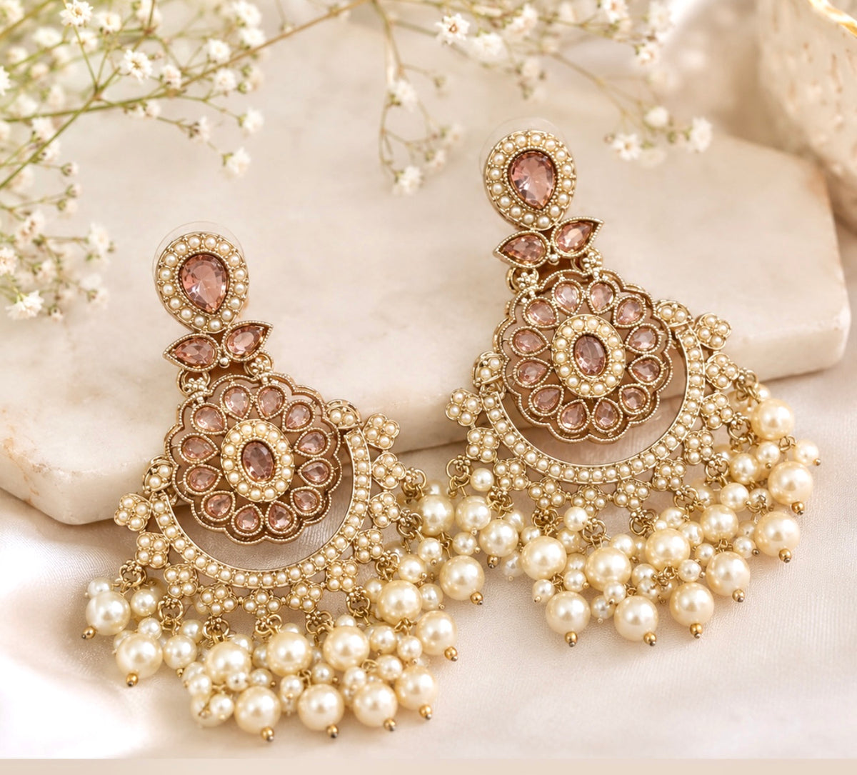 Kareena Polki Style Earrings