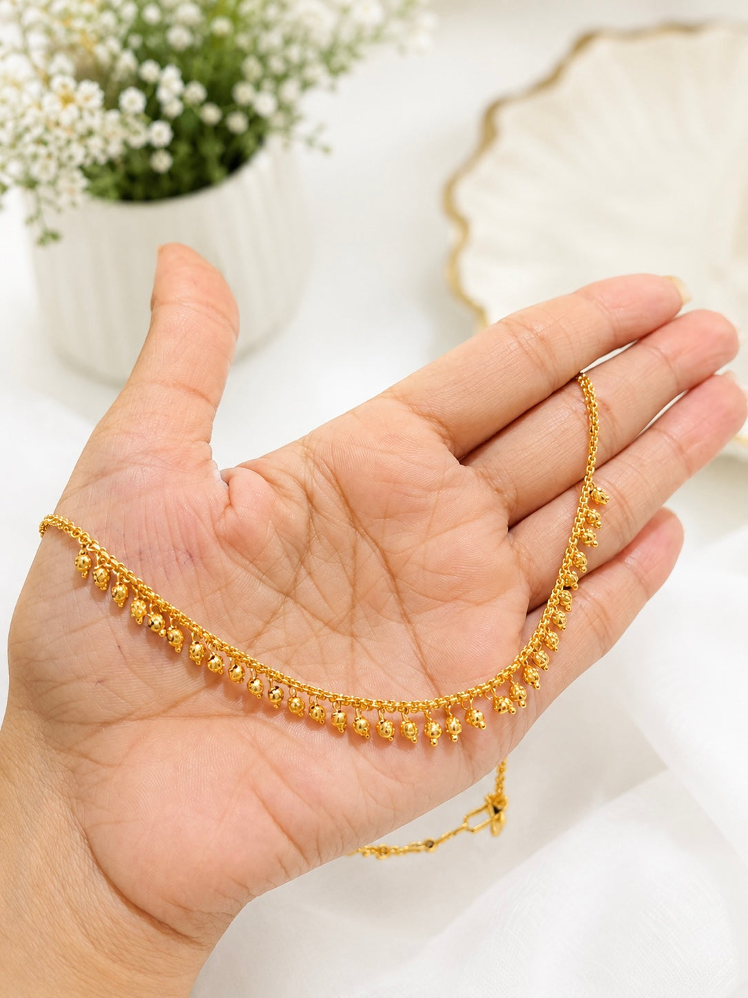 Gold Plated Pendant Set
