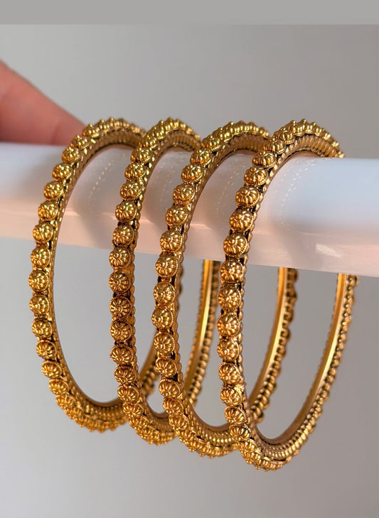Naina Premium Gold Plated Bangle Set of 4