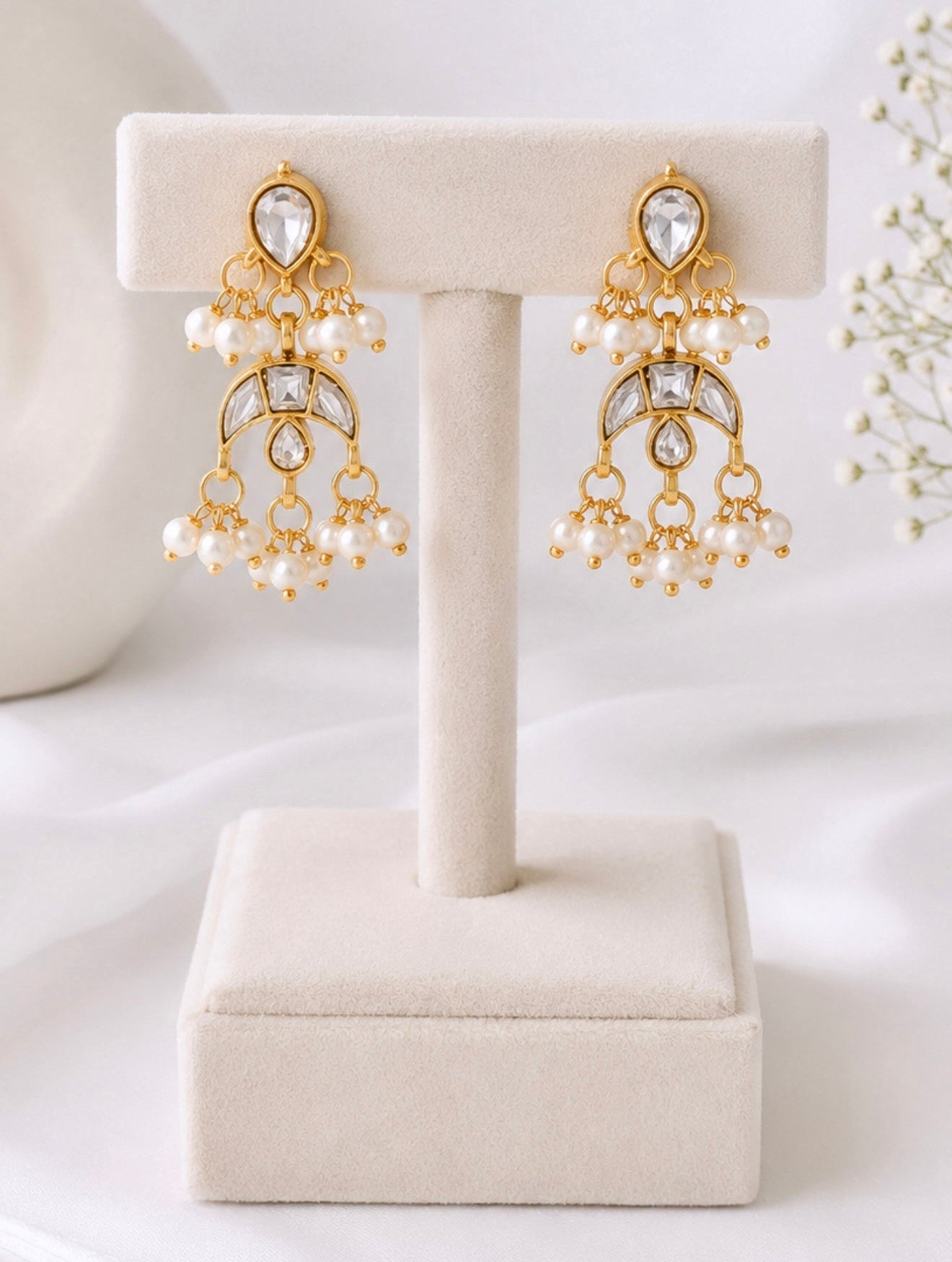 Pachi Kundan Light Weight Necklace Set