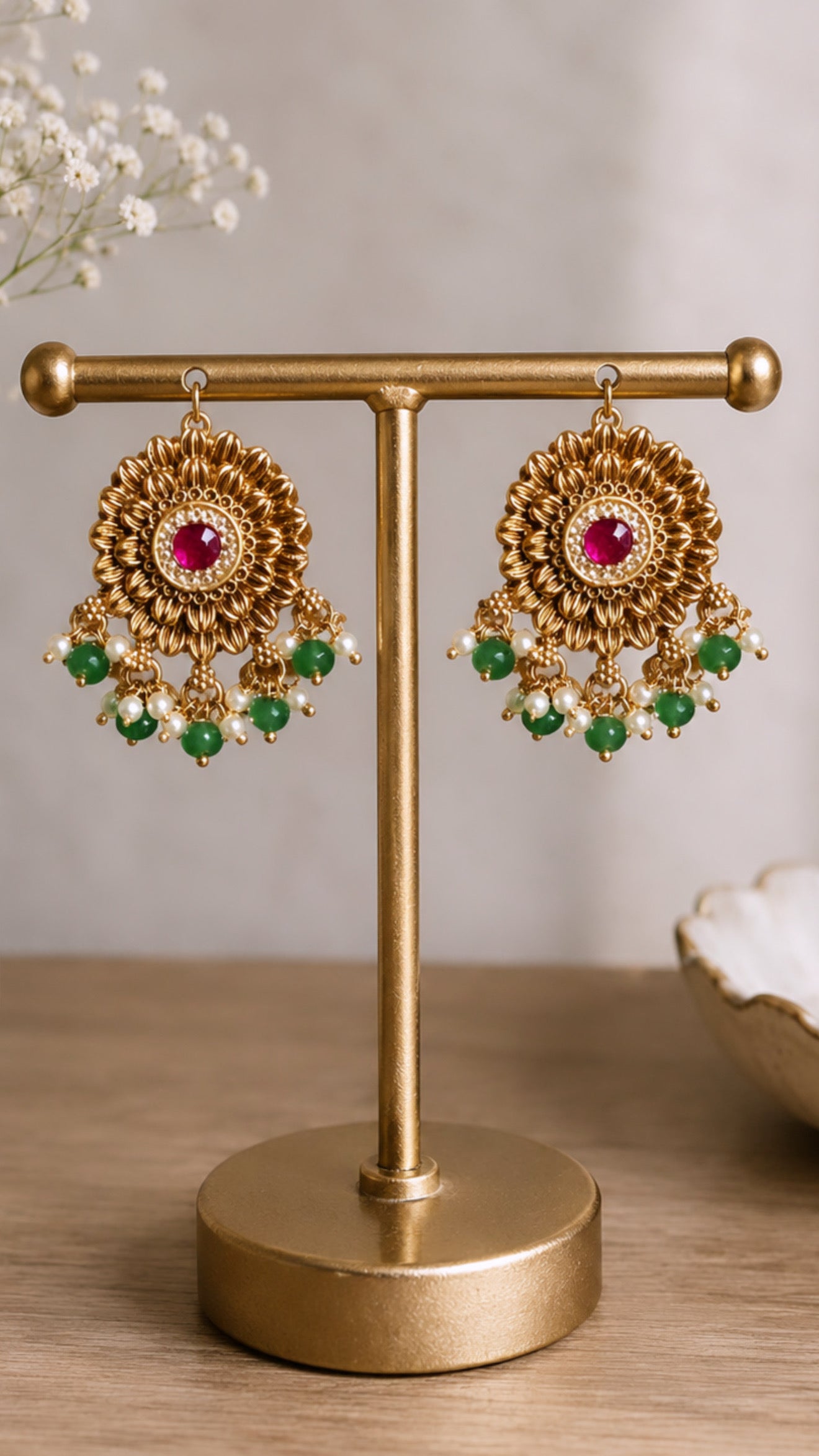 Fatima Earrings Set
