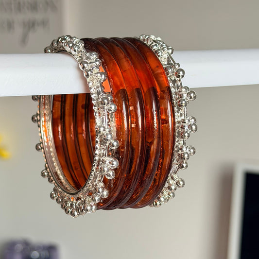 Nandini Glossy Bangle Set