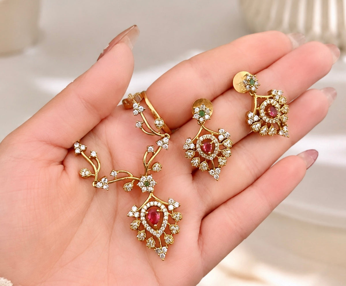Nimrah Pendant Set