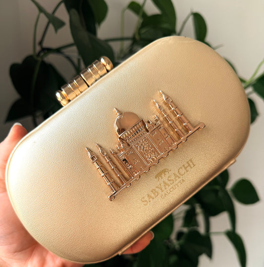 Sabya Premium Quality Taj Mahal Clutch-Back in Stock