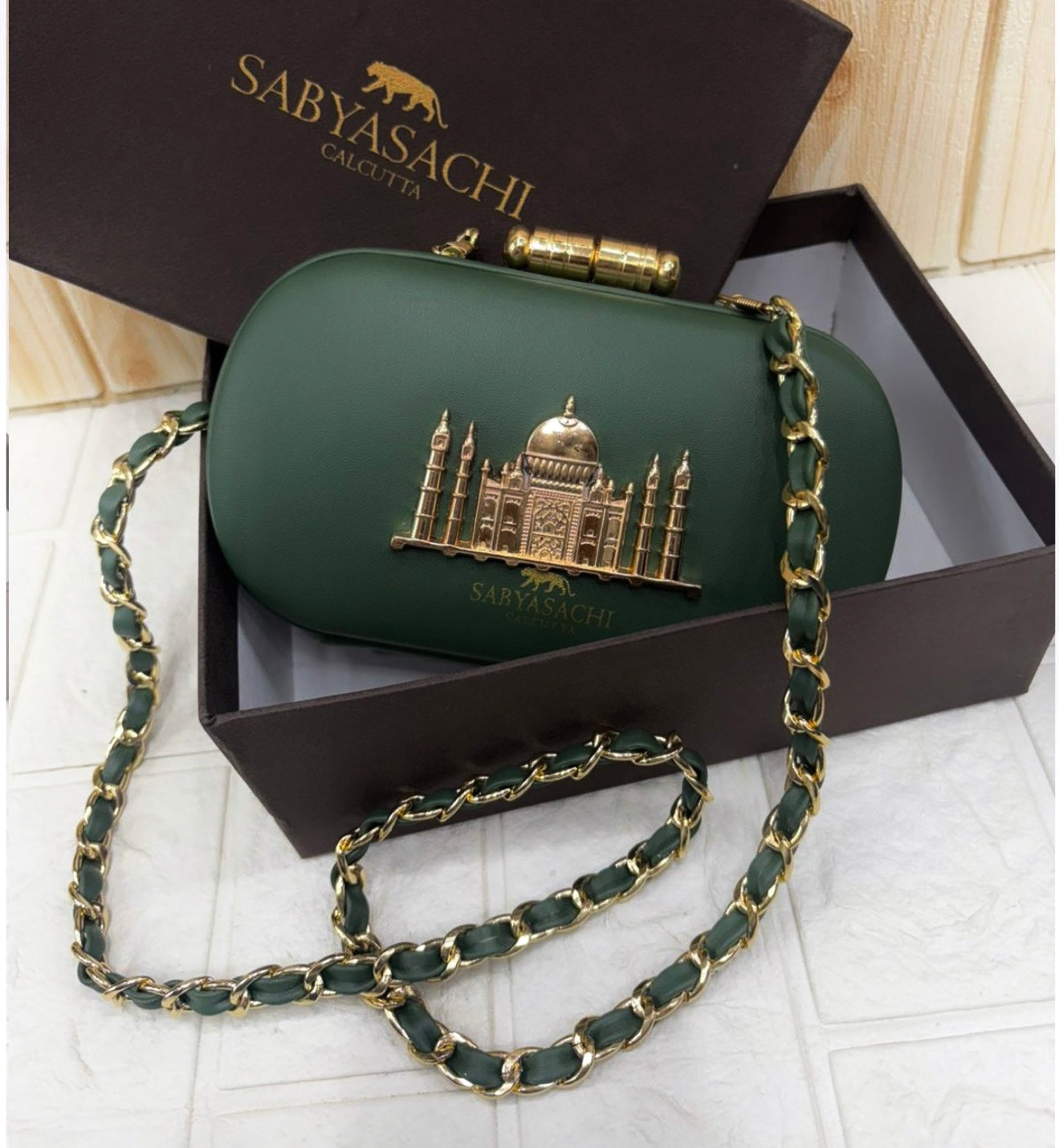 Sabya Premium Quality Taj Mahal Clutch-Back in Stock