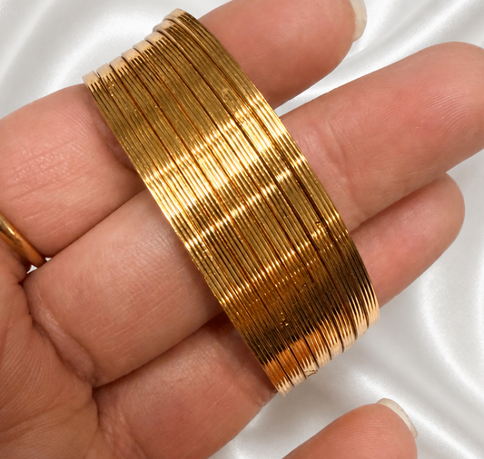 Seerat Gold Plated Bangle Set