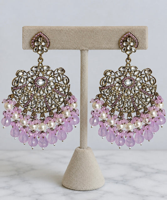 Nina Polki Style Earrings