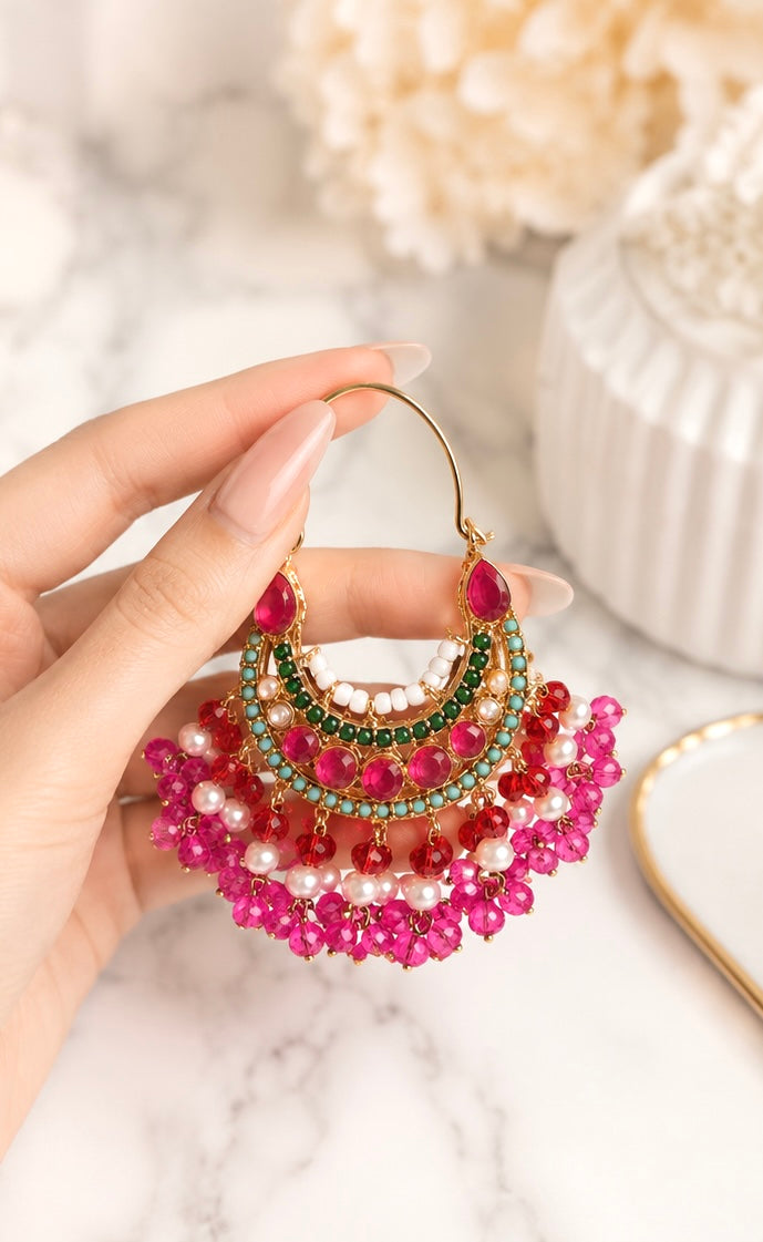 Aanyat Double Sided Jhumkis