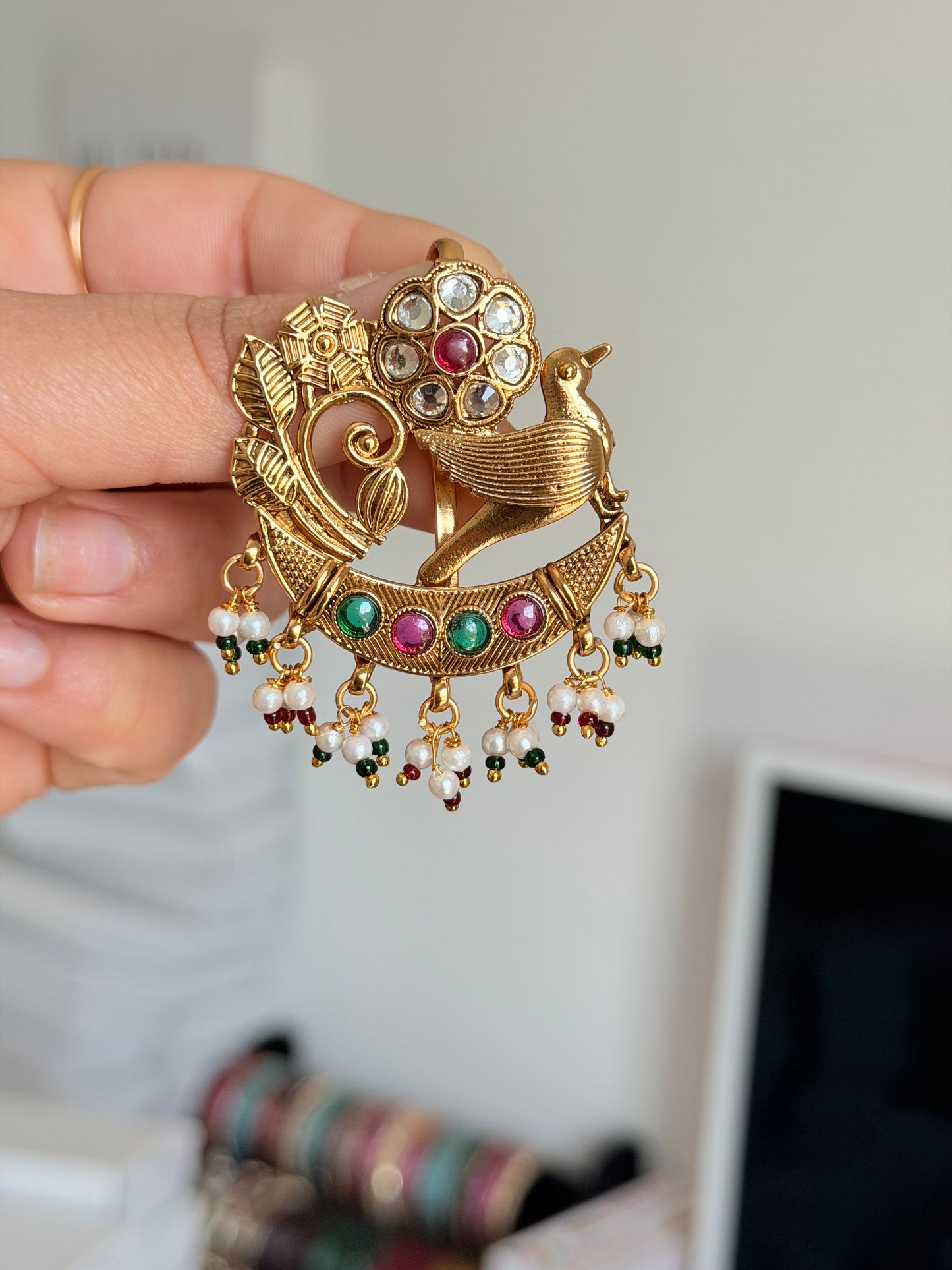 Mahima Heritage Hair Brooch