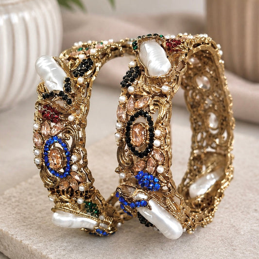 Deniz Turkish Style Openable Bangle Set