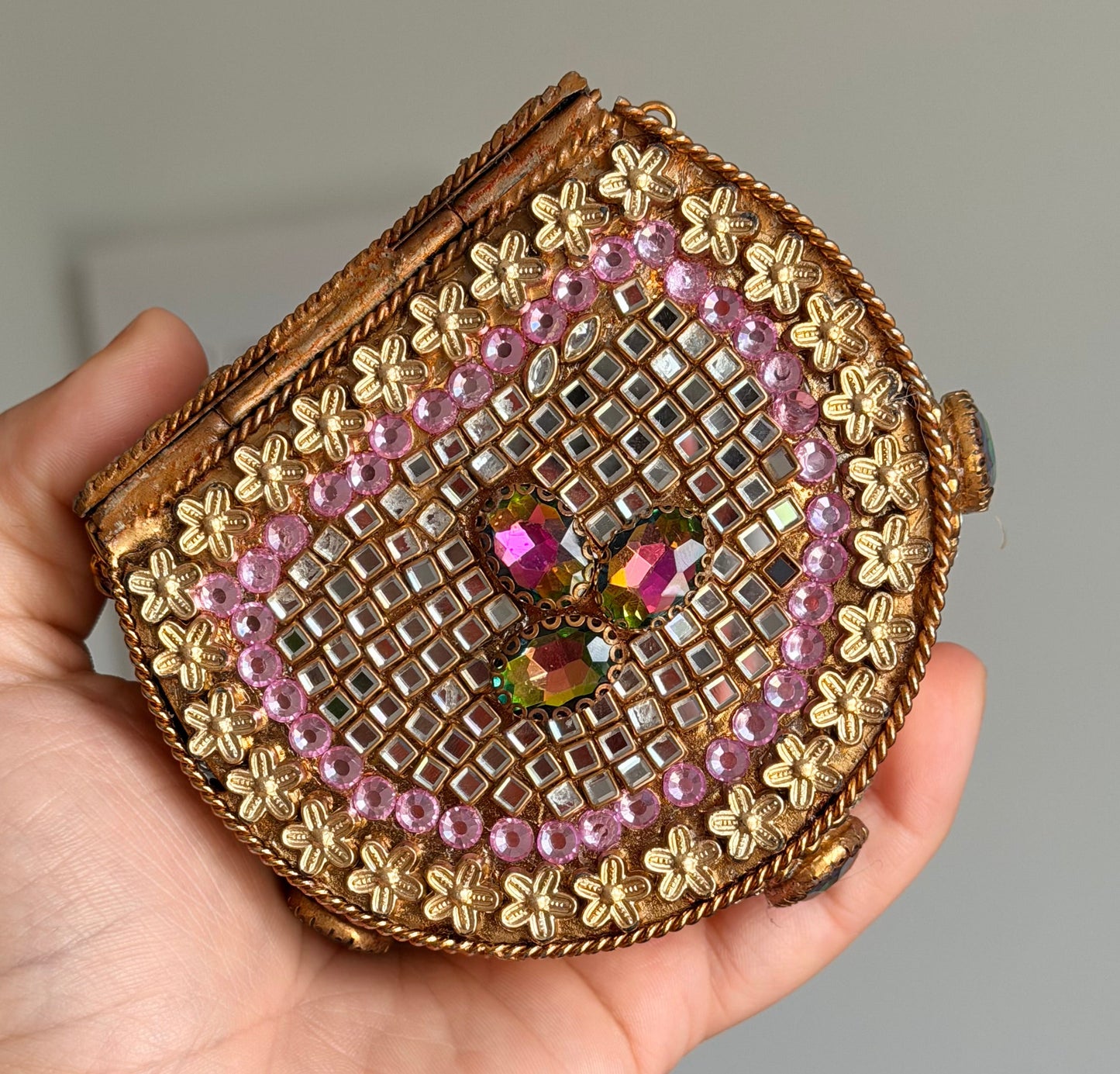 Naina Turkish Style Mini Kundan Clutch