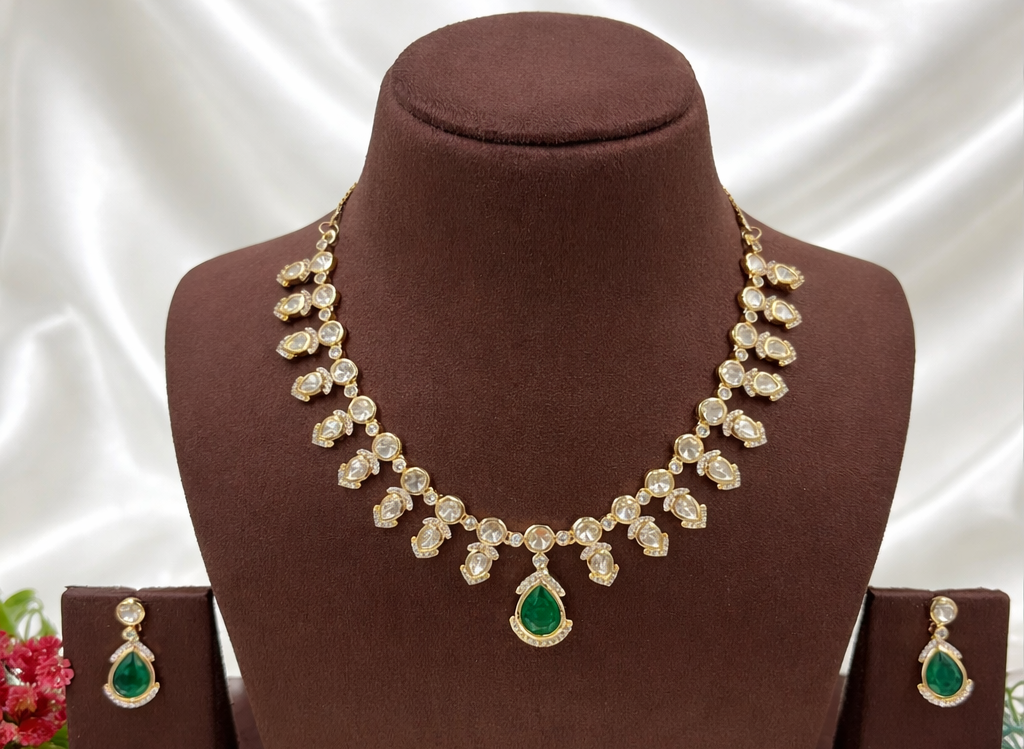 Reina Mossanite Necklace Set