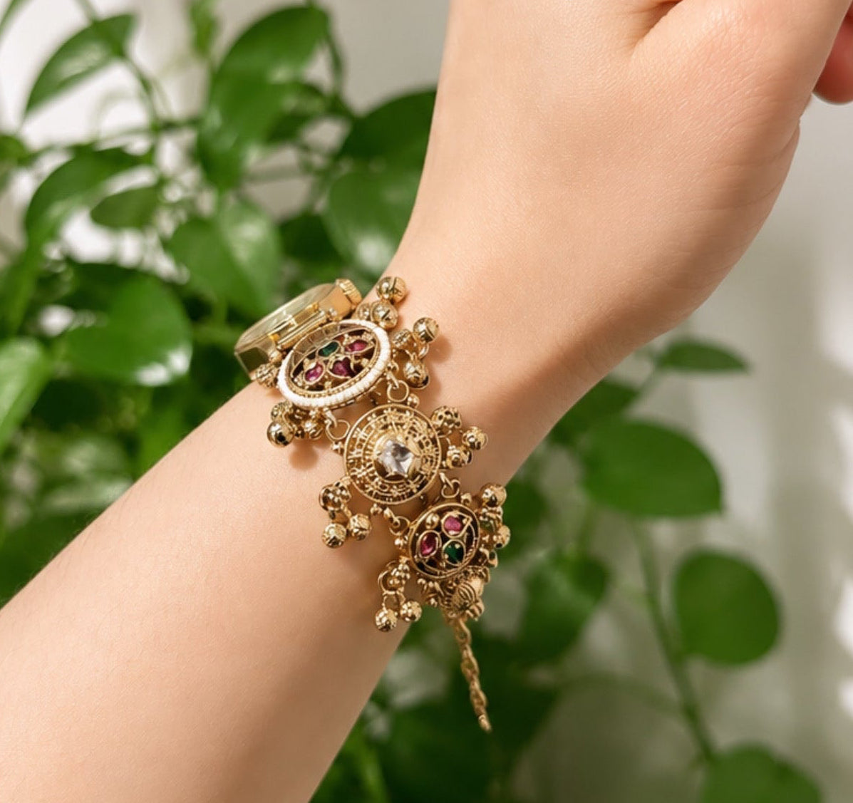 Krishma Heritage Watch-Adjustable