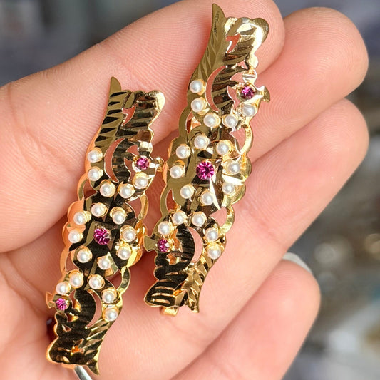 Jadau Clip Set of Two