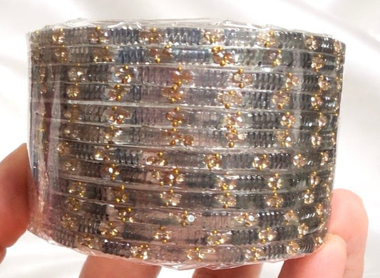 Sophia Glass Bangle Set