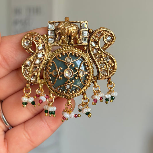 Mahima Heritage Hair Brooch